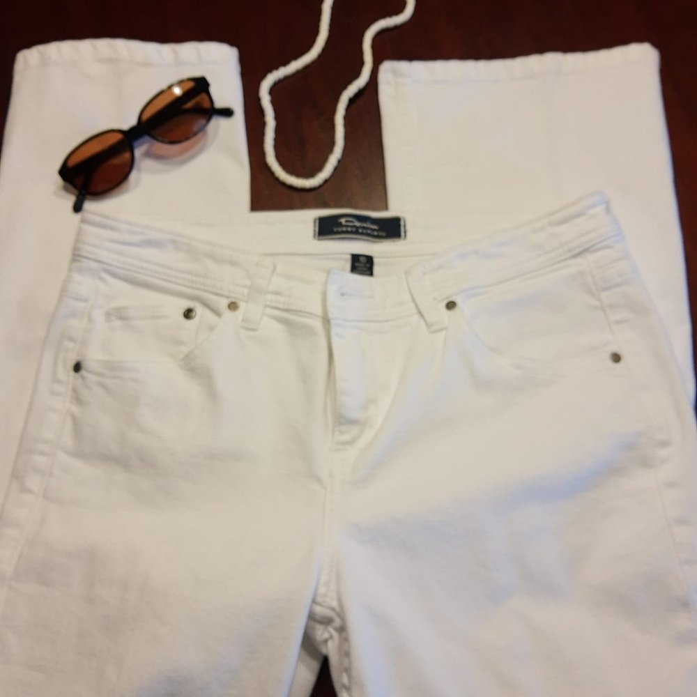 Tommy Bahama White Bootcut Jeans